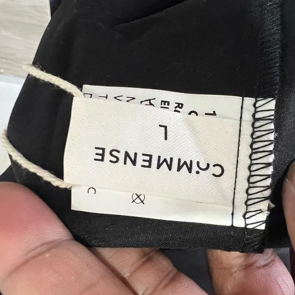 Commense Strapless Black Maxi Dress - Elegant Women's Evening Gown - Picture 7 of 9